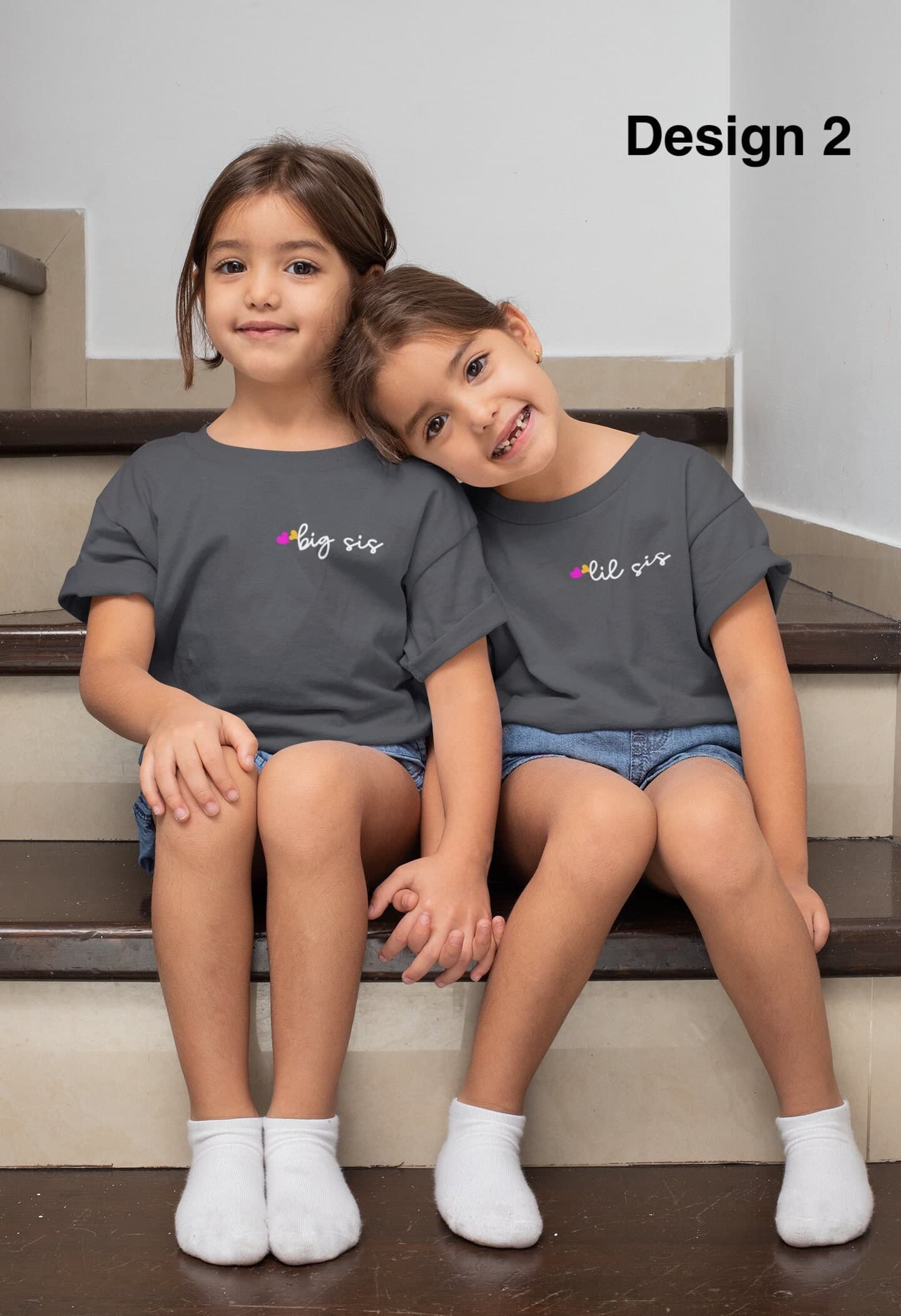 Big Sis, Lil Sis, T-Shirts for Siblings, Big Sister, Little Sister