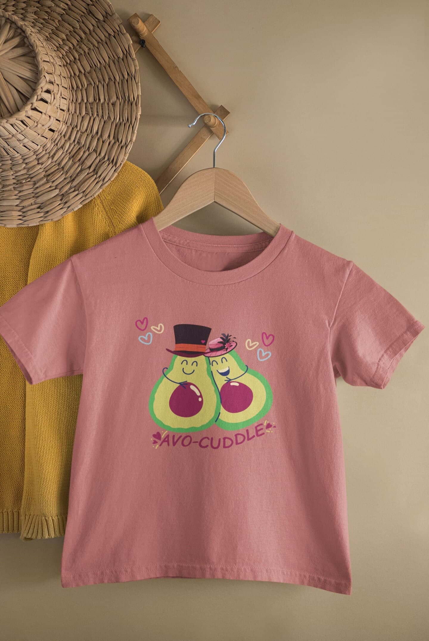 Avo-cuddle, Avocado T-Shirts for Valentine's day