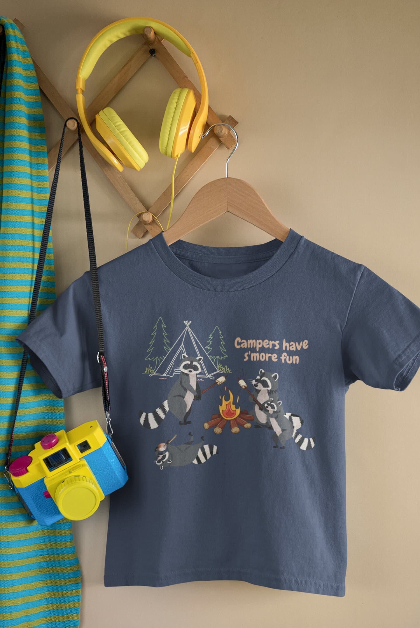Campers have s'more fun, Outdoor T-Shirts for toddlers