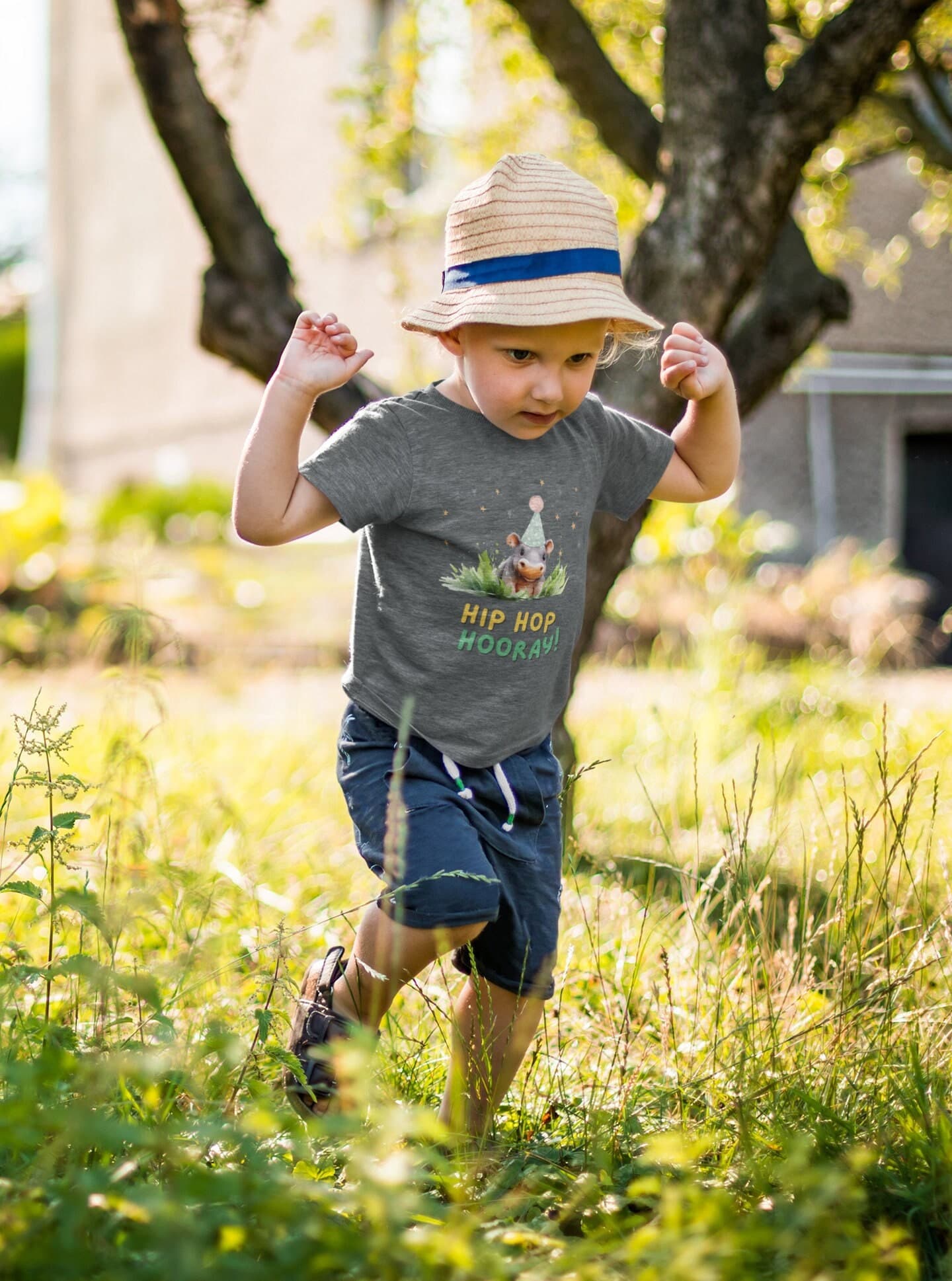 Hip Hop Hurray, Funny Cute T-Shirts for Toddlers, Kids