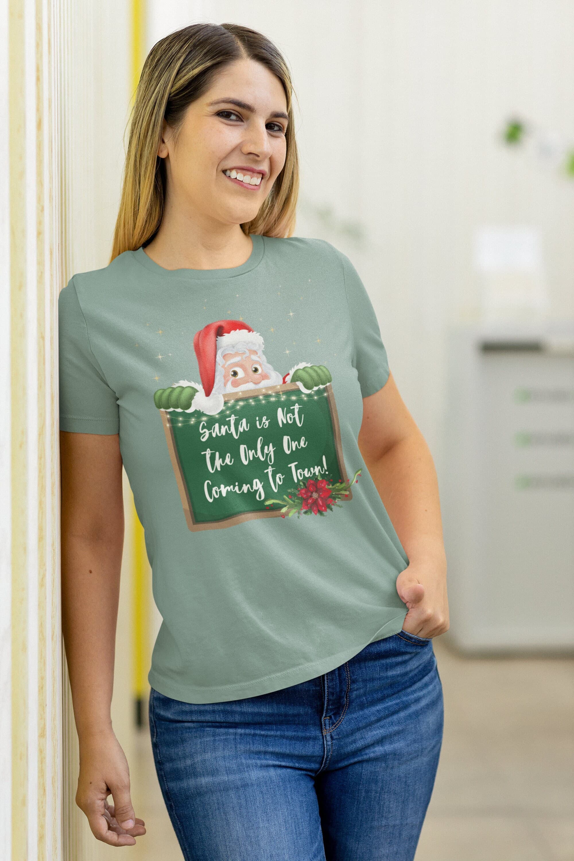 Maternity- Christmas Shirts Women, Christmas Tee, Pregnancy Announcement, Mom to be, Mommy Christmas Tee, Cute Christmas Shirts, Holiday Tee