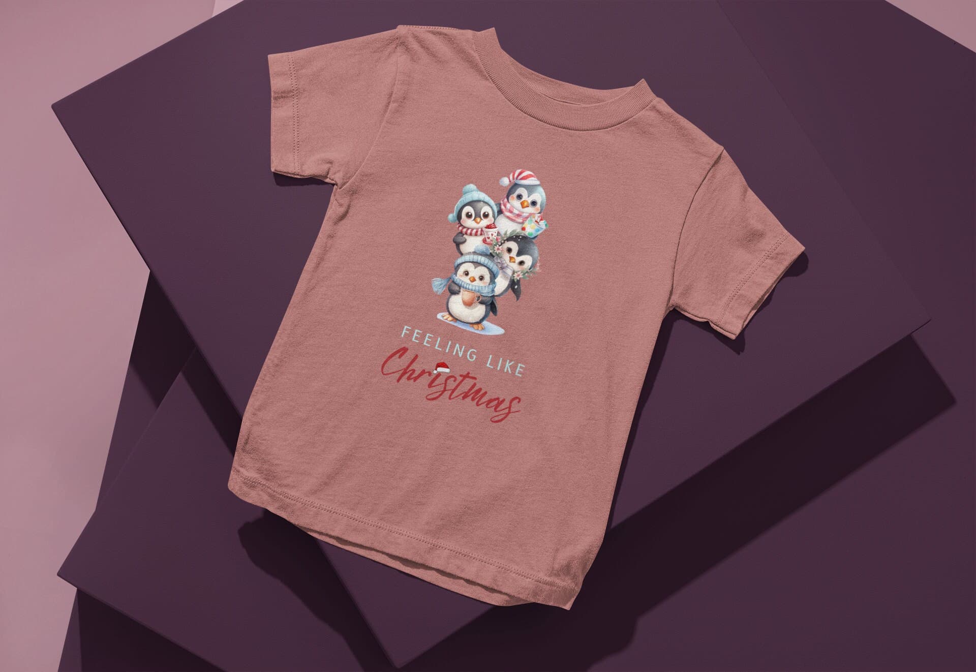 Christmas Shirts for Toddlers Kids, Penguin Christmas, Cute Shirts, Holiday Tee, Funny Cute, Family Christmas, T-Shirts for toddlers