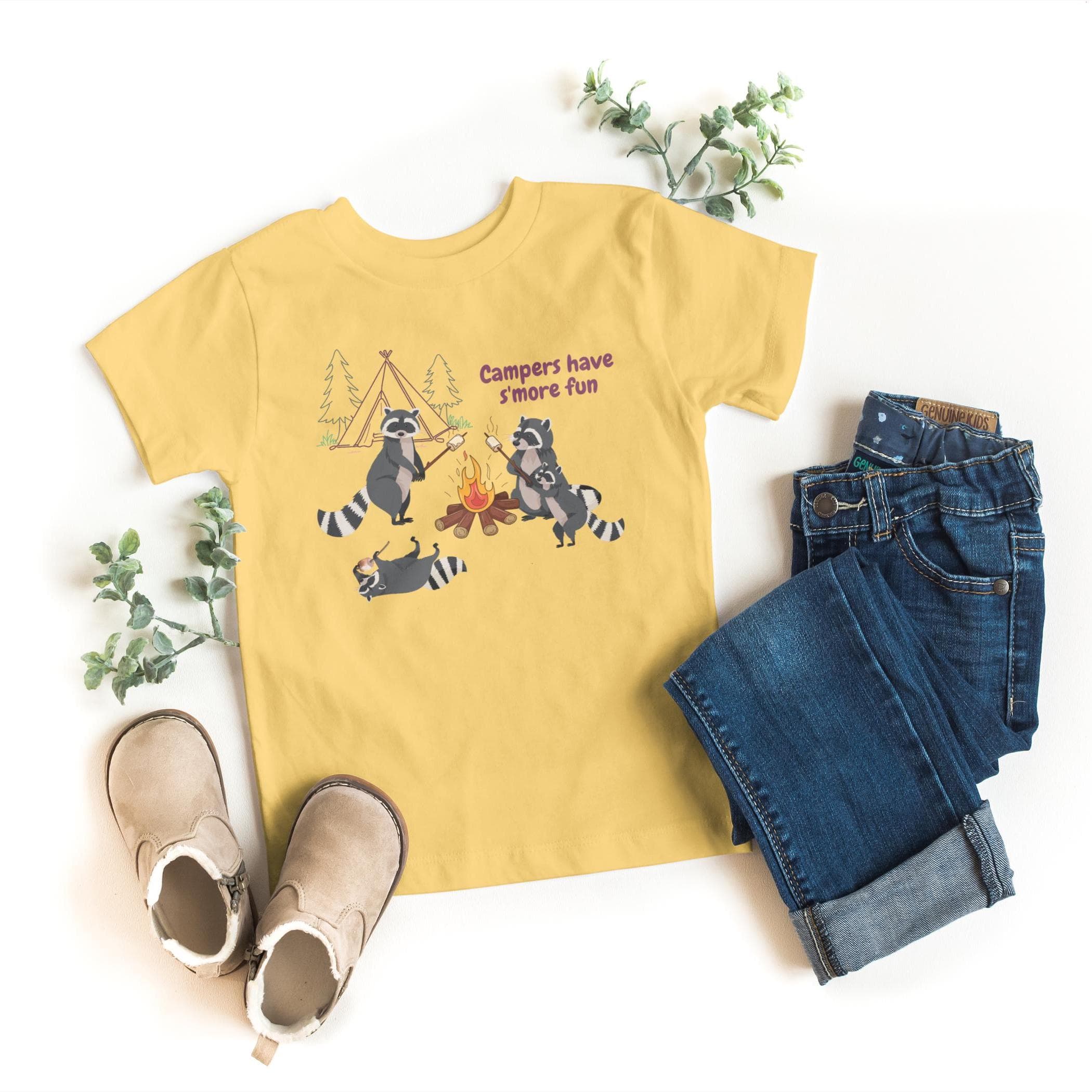 Campers have s&#39;more fun, Outdoor camping T-Shirts for toddlers