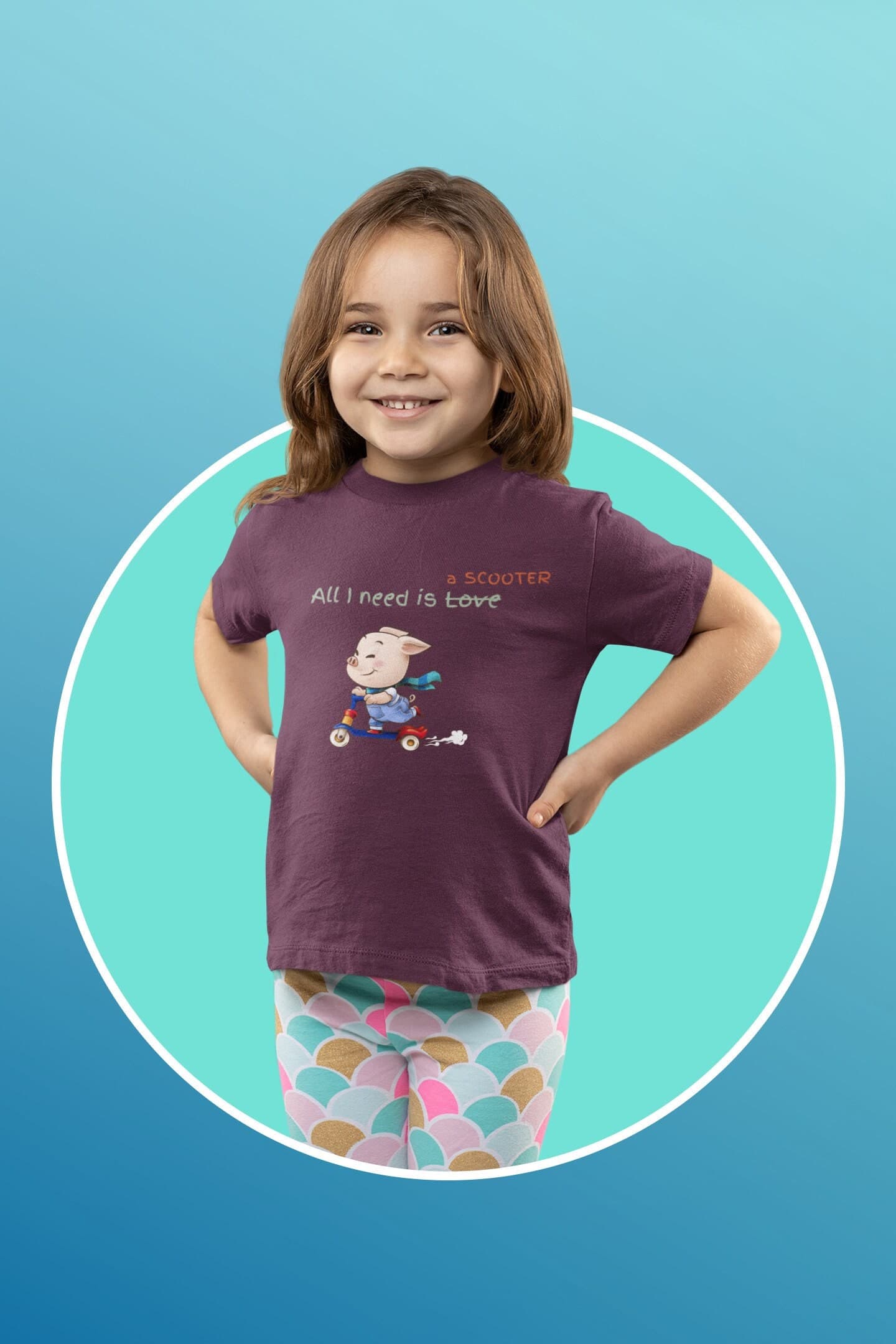 All I need is Scooter, Sports T-Shirts for Toddlers, Kids